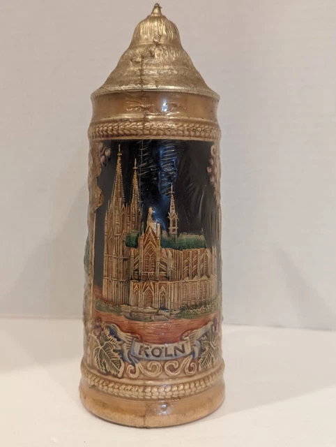 VTG Original Gerzit GERZ Germany Beer Stein NEW "Koln" In Original Packaging