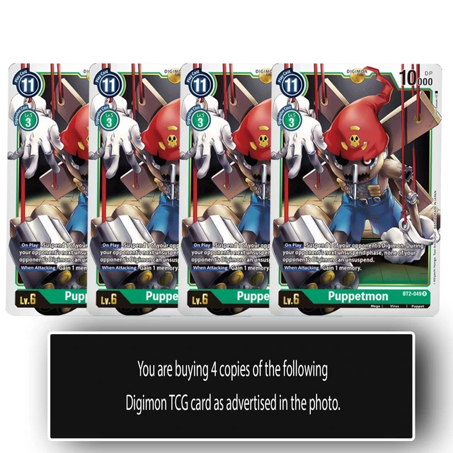 DIGIMON TCG PUPPETMON BT2-049 Alternative Art NM Dark Master 6.99 - PicClick UK DIGIMON TCG PUPPETMON BT2-049 Alternative Art NM Dark Master 6.99 - PicClick UK