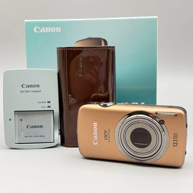 CANON IXY DIGITAL 930is Brown Gold Compact Digital Camera Tested