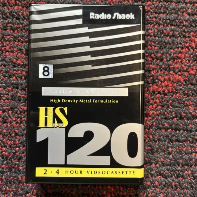 Radio Shack HS-120  8mm High standard Camcorder Video Cassette