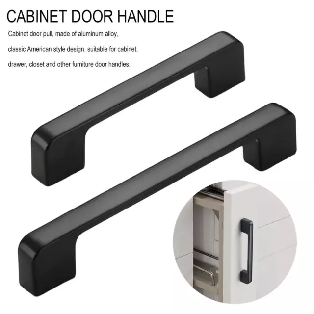 Aluminum Kitchen Cabinet Door Handle Drawer Cupboard Sty Pull F5W7 Modern G7C9