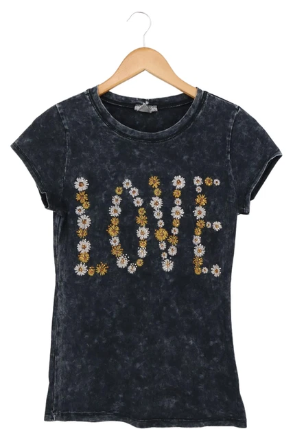 DAVIDA T-Shirt Damen Gr. XS schwarz