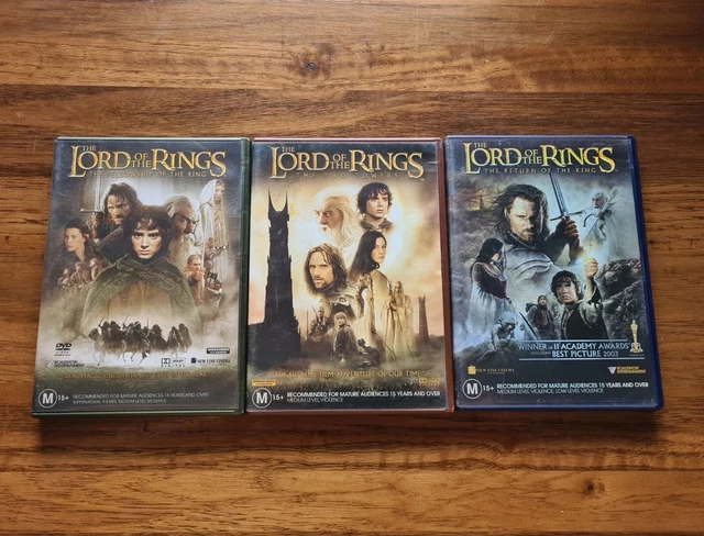 The Lord of the Rings Trilogy DVDS (Movies 1-3) *GOOD CONDITION*