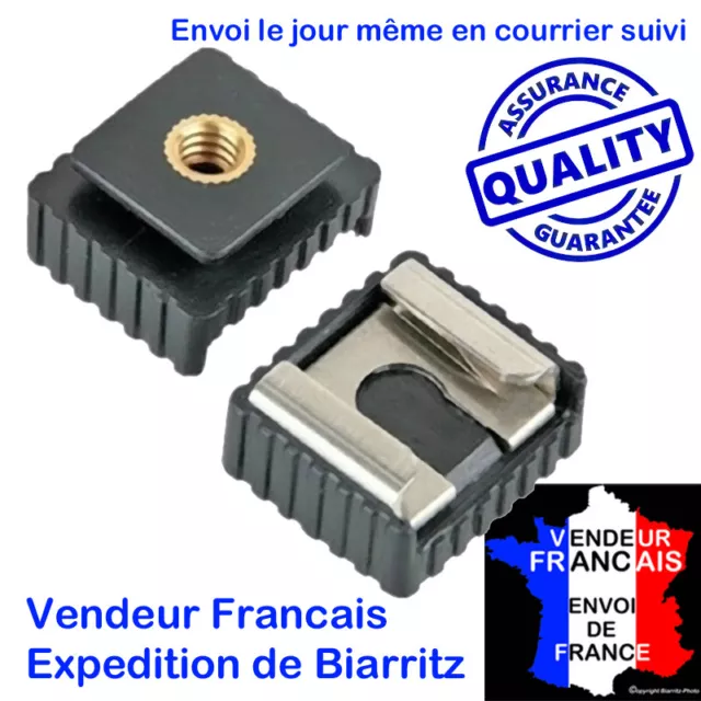 Sabot Adaptateur SC-6 a vis 1/4 pour montage de flash sur support,pied