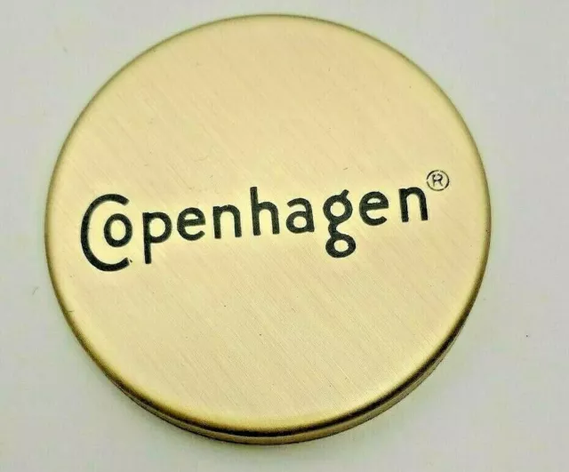 Copenhagen snuff smokeless tobacco can holder and lid cover Skoal dip chew