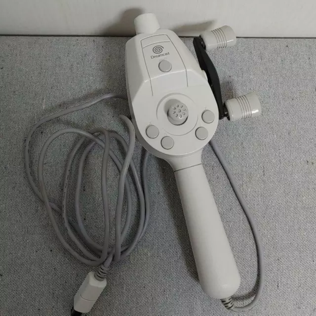 Sega Dream cast ASCII Fishing Rod Controller HKT-8700 Working