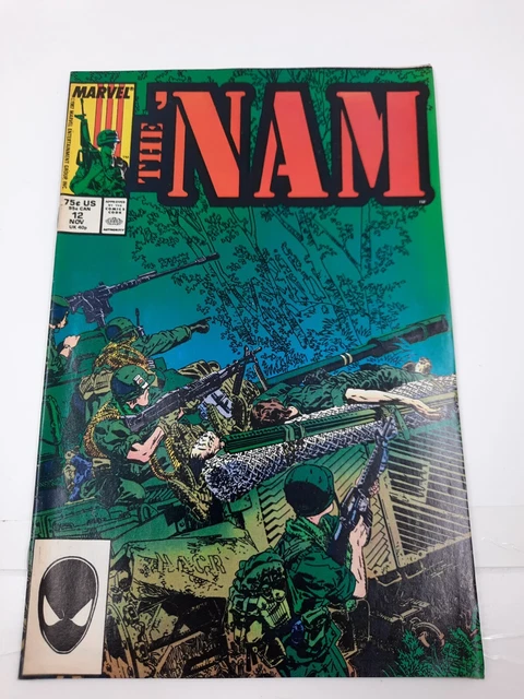 The 'Nam #12. Marvel Comics, 1988. Military / Vietnam War comic book.
