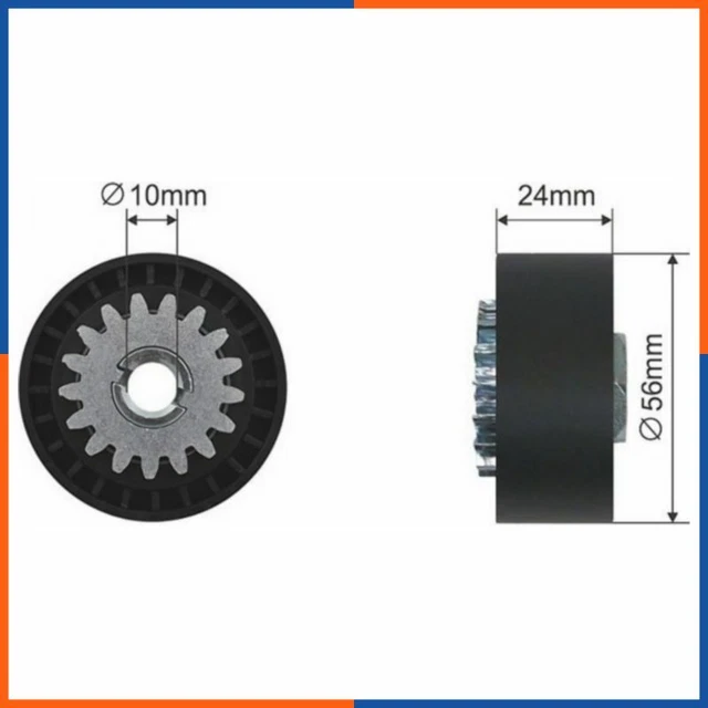 Galet tendeur de courroie d'accessoire pour DACIA | 531074410, 150340