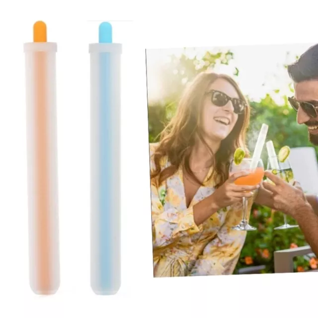 Reusable Silicone Ice Straw Mold Drinking Straw Mold Ice Beverage Straw Maker