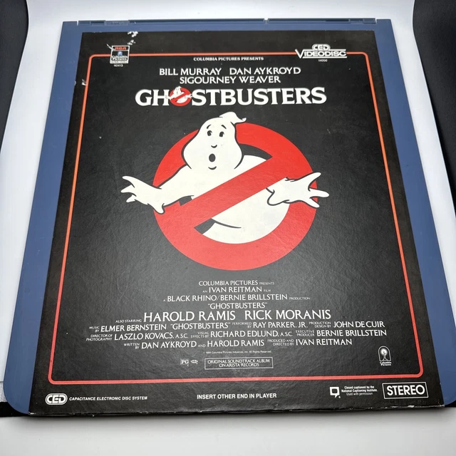 Ghostbusters CED - RCA Columbia Pictures Home Video - Vintage Videodisc 40413