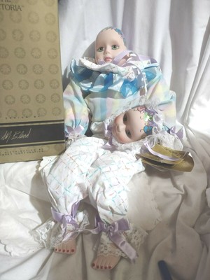 Linda M Blood Doll Orig Box NIB 1987 Victoria Impex Porcelain OOAK Nickolette