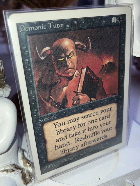 Mtg Demonic Tutor  Unlimited SP