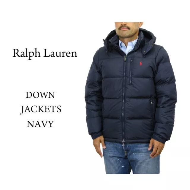 Polo Ralph Lauren Hooded Down Puffer Jacket w/ Emblem Patch Back - Red