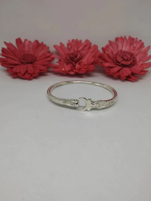 Bracelet Jonc Homme Vangovango Gasy – Argent Massif – Taille M – Réf. Assiliyah 8 – Neuf Avec étiquettes
