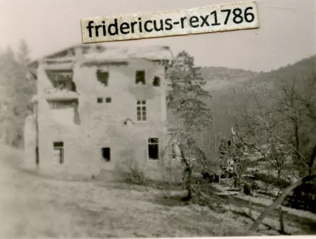 F46 photo GrenRgt503 final combat 45 HKL destroyed house Sonnenhof near Bollendorf