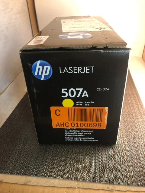 HP 507A Original Toner Cartridge - Yellow CE402A NEW!