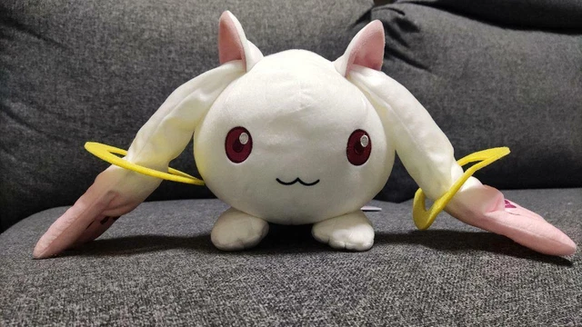 Puella Magi Madoka Magica 10th Anniversary Mecha Deka Plush Doll  Kyubey  Japan