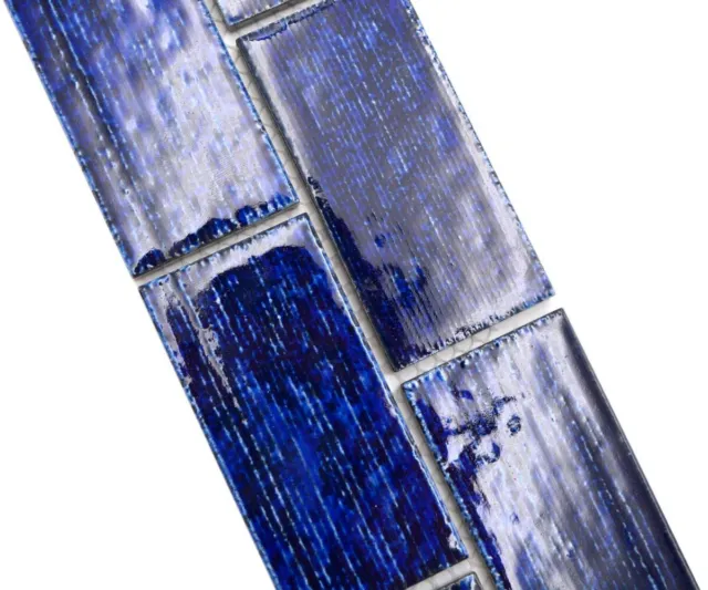 Bordo mosaico bordo composito blu scuro lucido mosaico ceramica WB26BOR-KAS6