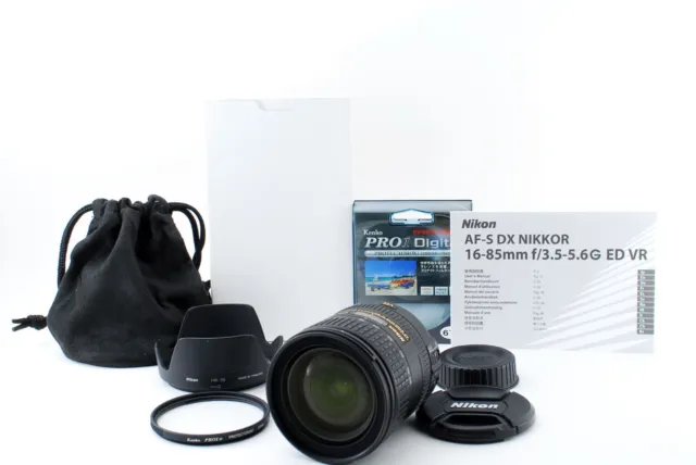 Nikon AF-S DX NIKKOR 16-85mm f/3.5-5.6 G ED VR Zoom Lens [NEAR MINT] from Japan