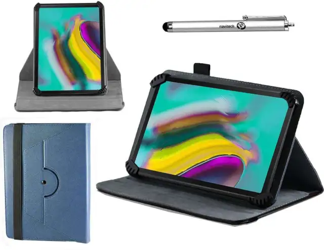 Navitech Blue Case & Stylus For Lenovo Tab M10 10.1 Inch HD Tablet