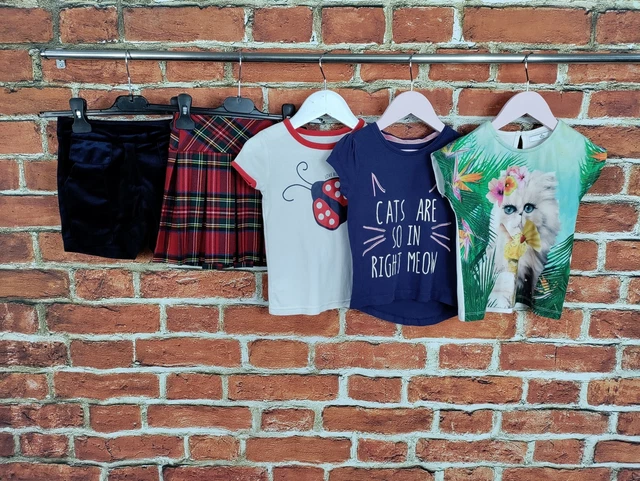 Girls Bundle Age 2-3 Years M&S Next Gap Etc Skirt Shorts Tee Tartan Velvet 98Cm