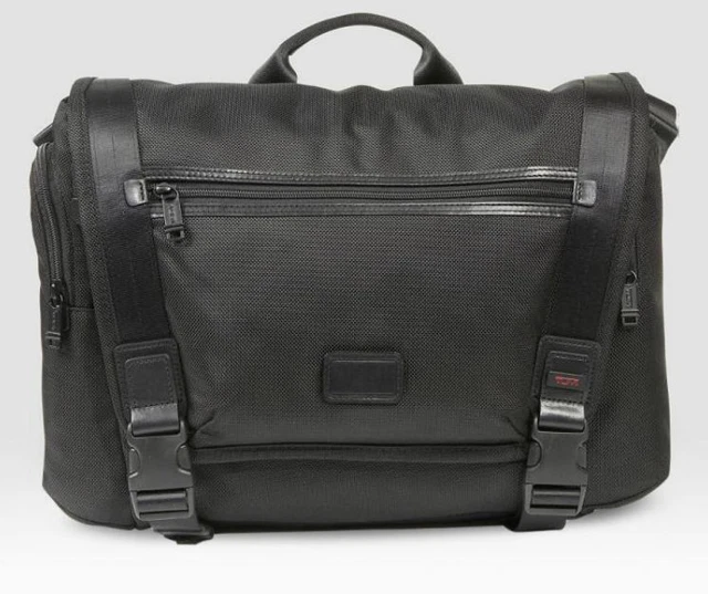 Tumi BENNING DELUXE MESSENGER Alpha Bravo Nylon Brief Bag GRAY 22370STHE $295