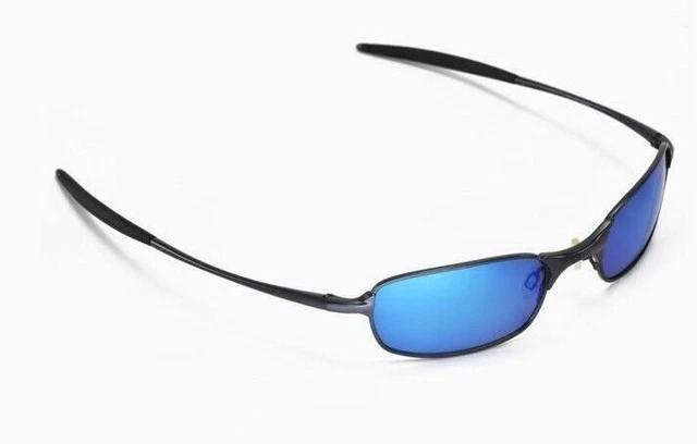Lenti polarizzate di ricambio newpolar per oakley square wire 2.0 blue mirror