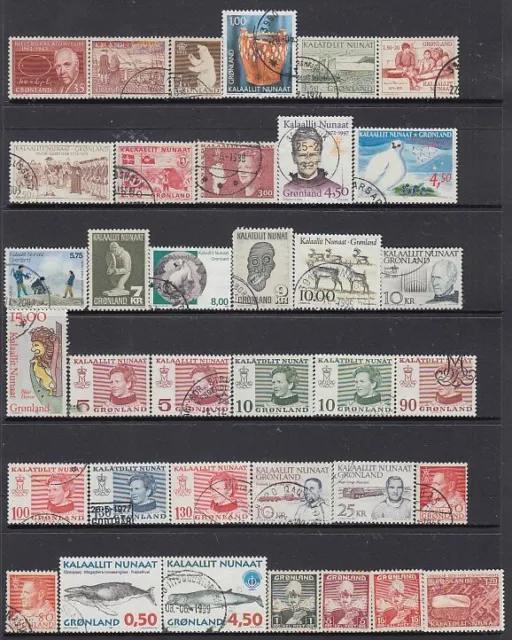 Greenland - 63no. different stamps 1938-2020 1938-2020 (CV $269) (70% OFF SALE)