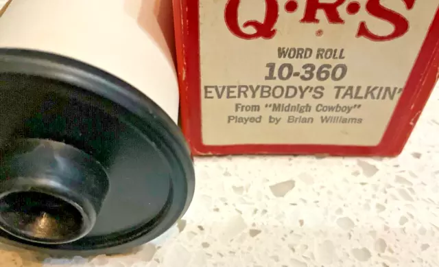 EVERYBODY'S TALKIN' " Midnight Cowboy"  PIANOLA ROLL VERY GOOD CONDITION