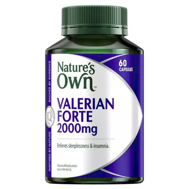 Nature's Own Valerian Forte 2000mg 60 Capsules HealthCo