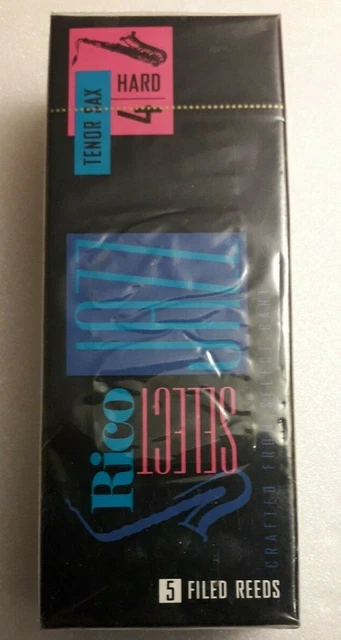 Rico.select.jazz.Tenor sax.HARD 4.RSF05TSXAH. Filed.Boite de 5 anches.