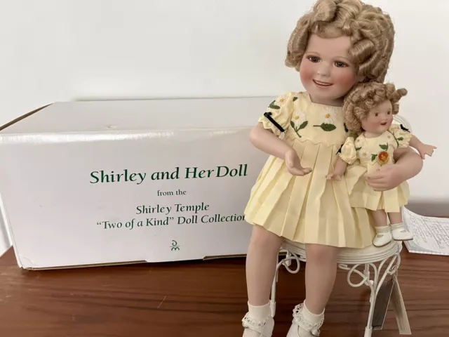 Danbury Mint Shirley Temple “Shirley and her Doll” Two of a Kind Collection
