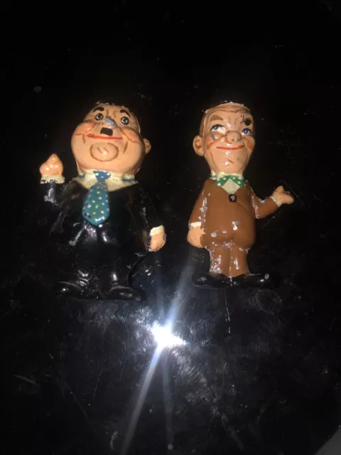 Laurel & Hardy Early Miniature Lead Figures