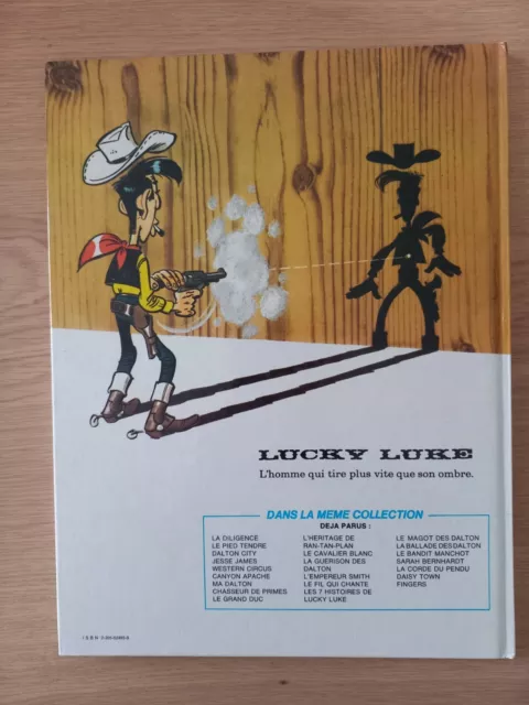 Tbe ! Eo 1983 Lucky Luke - Dedicace Morris - Fingers 2