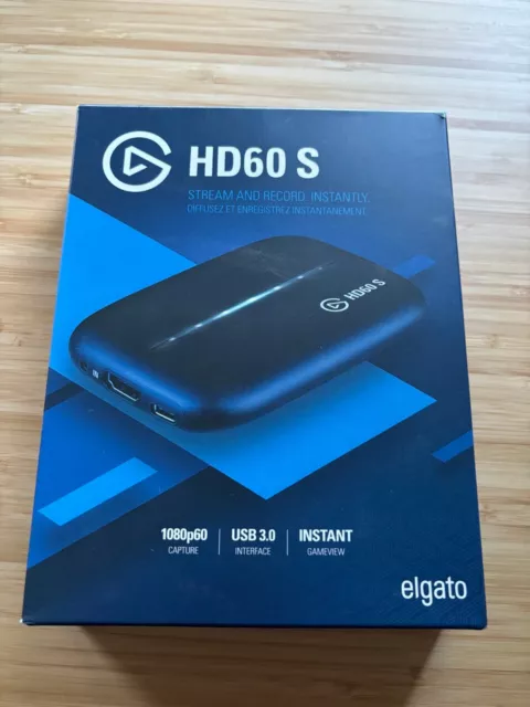 Elgato HD60 S Game Capture Card (HDMI cables included)