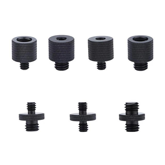 3/8" to 1/4"  Male to Female Thread Screw Mount Adapter Tripod Plate Screw Mo-IM