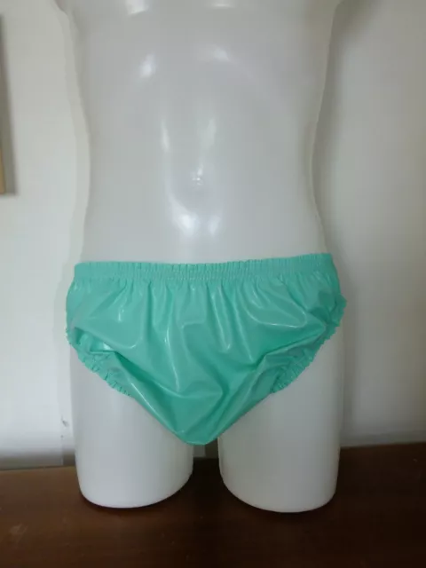 Pure Latex Rubber Briefs Sissy Underwear Panties Pants Roleplay Rubbery Knickers 3