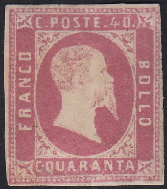 Timbre Sardaigne 1861 20 Centimes Bleu-gris - Oblitéré Baldichieri, Collection Philatélie