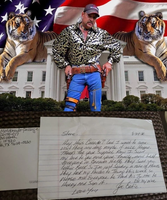 "Joe Exotic" Joseph Maldonada: ALS Autographed Letter Signed