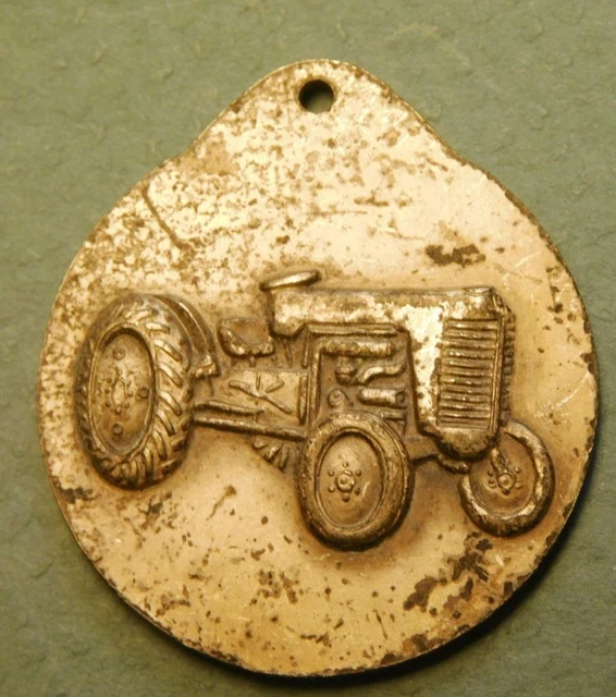 Massey Ferguson Tractors Nickle Plated Brass Watch Key Fob Shlf-1A-28#18