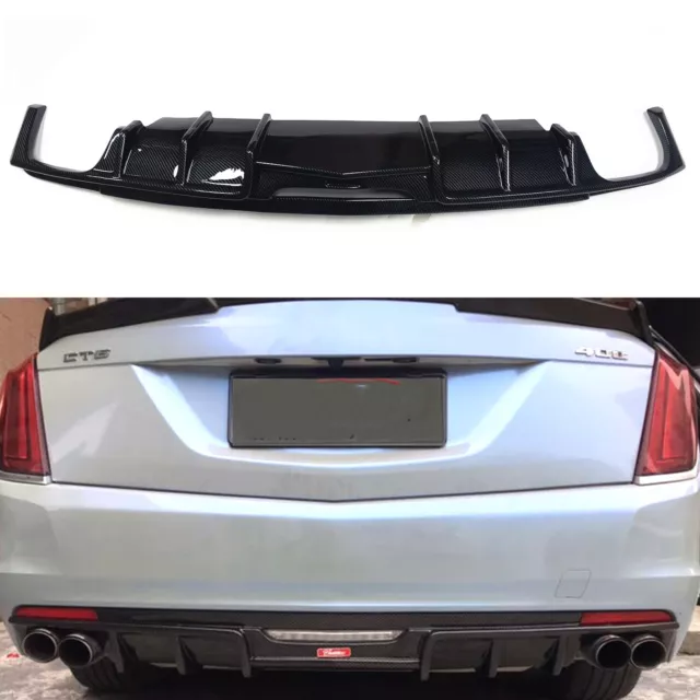 Für Cadillac CT6 2016-2020 2017 Auto Heckstoßstange Abrisskante Diffusor Lippe