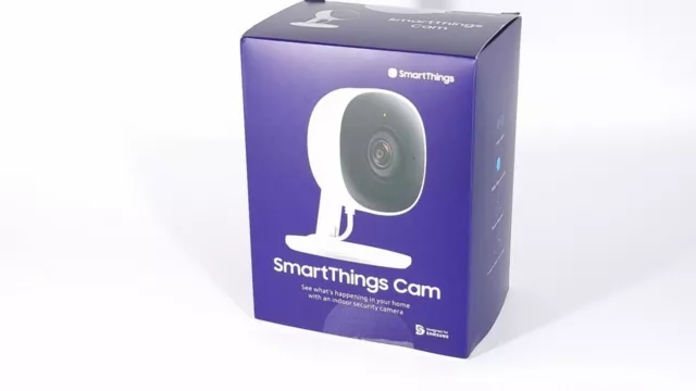 SAMSUNG SMARTTHINGS CAM 1080P Video with HDR 2 Way Audio Night