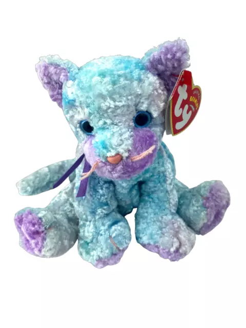 Ty Beanie Babies - JAZ the tuffed toy / soft kitten / cat plush