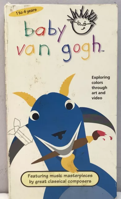Disney Baby Einstein Van Gogh VHS Video Tape Learning Art Colors RARE! F.H.E.
