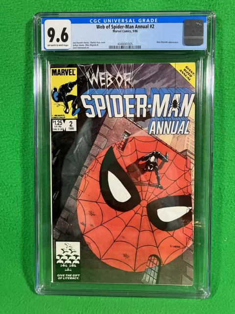 WEB OF SPIDER-MAN ANNUAL #2 - Marvel - CGC 9.6 OW-W - 1986