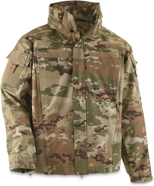 US Army OCP Soft Shell Cold Weather Jacket ECWCS Water Resistant Wind Proof BAF