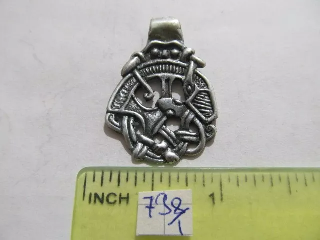 Ancient Silver Zomorphic amulet Viking Kievan Rus 9-10 AD №798/1 (copy)
