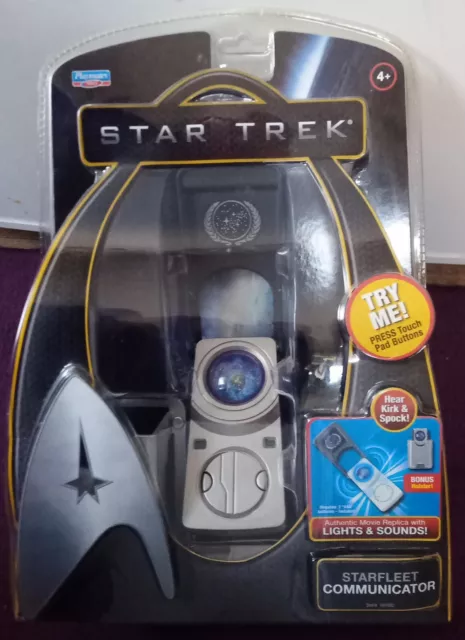 Star Trek Playmates 2008 Starfleet Communicator Lights And Sounds 'working' NEW