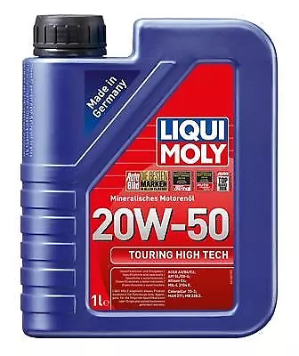 Motoröl 20W50 LIQUI MOLY Hightech 8L+BOSCH Ölfilter 2