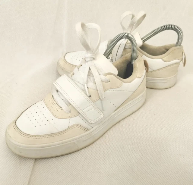 SCARPE DA GINNASTICA da donna Primark bianche in pelle UK taglia 5